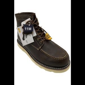 AdTec Men's Rancho Leather Safety Toe Work Boots Brown - Medium